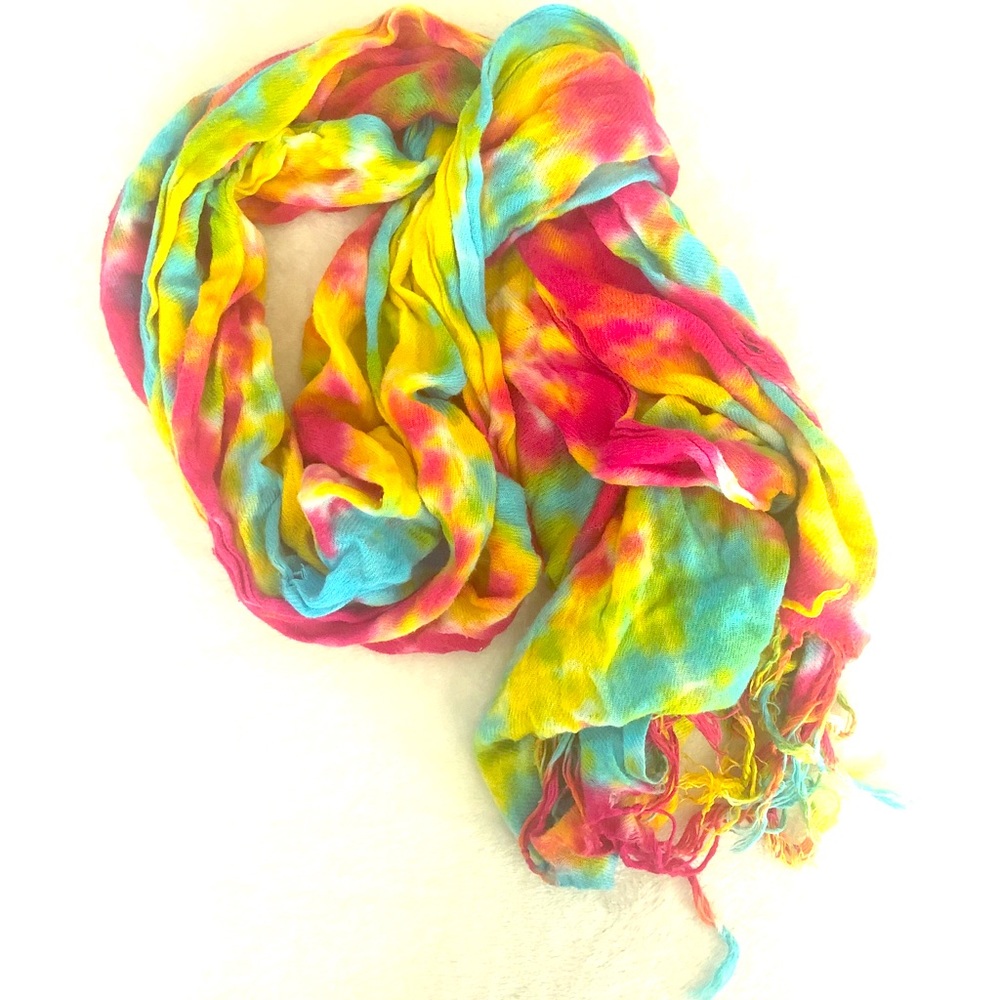 ☮️ A ONCE IN A LIFETIME TIE-DYE SCARF